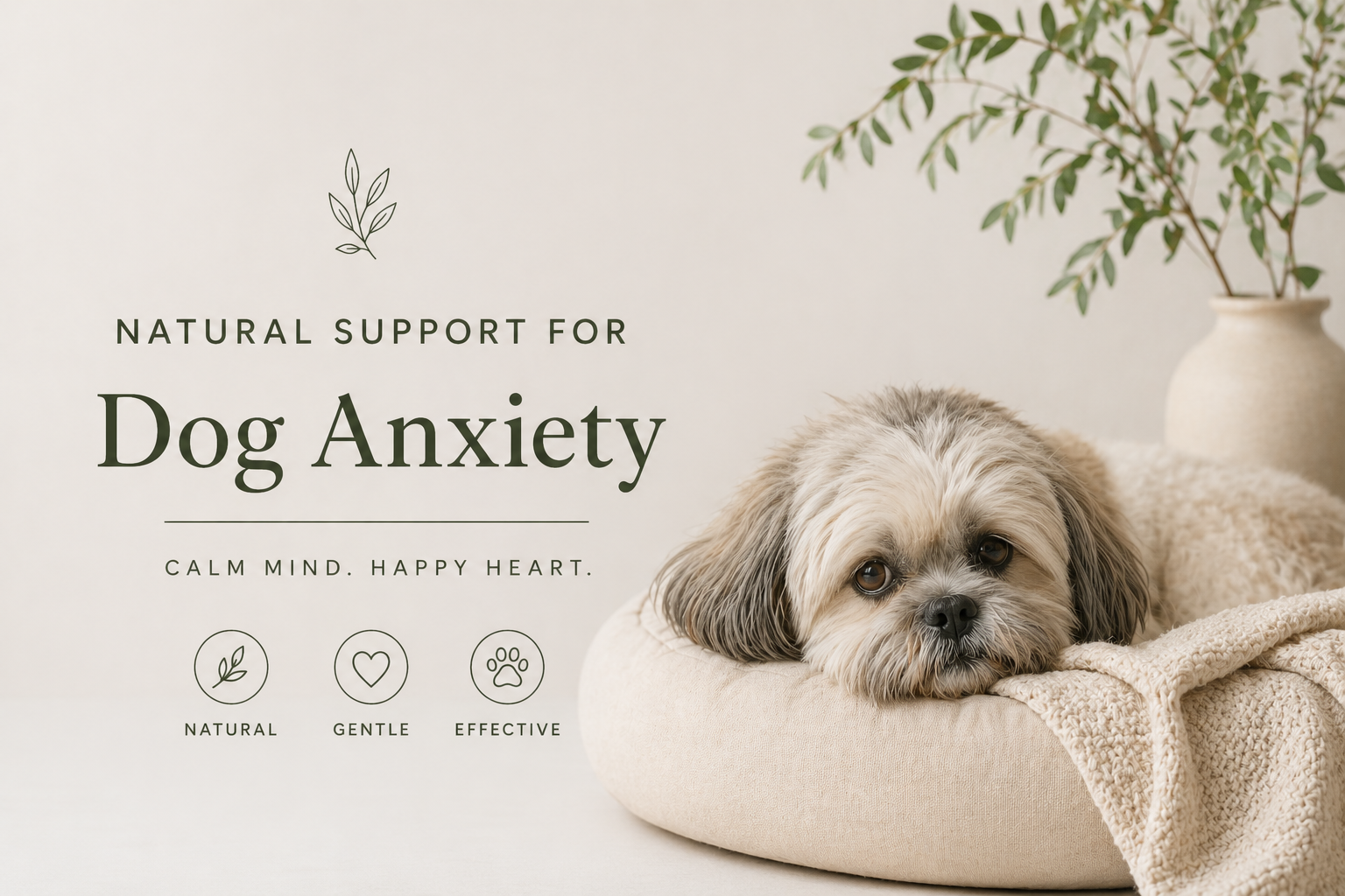 How to Naturally Support Your Dog’s Anxiety (Complete Guide)