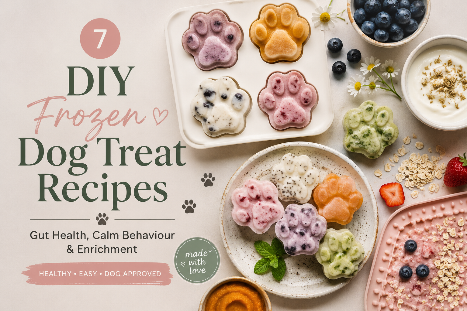 7 DIY Frozen Dog Treat Recipes for Dogs