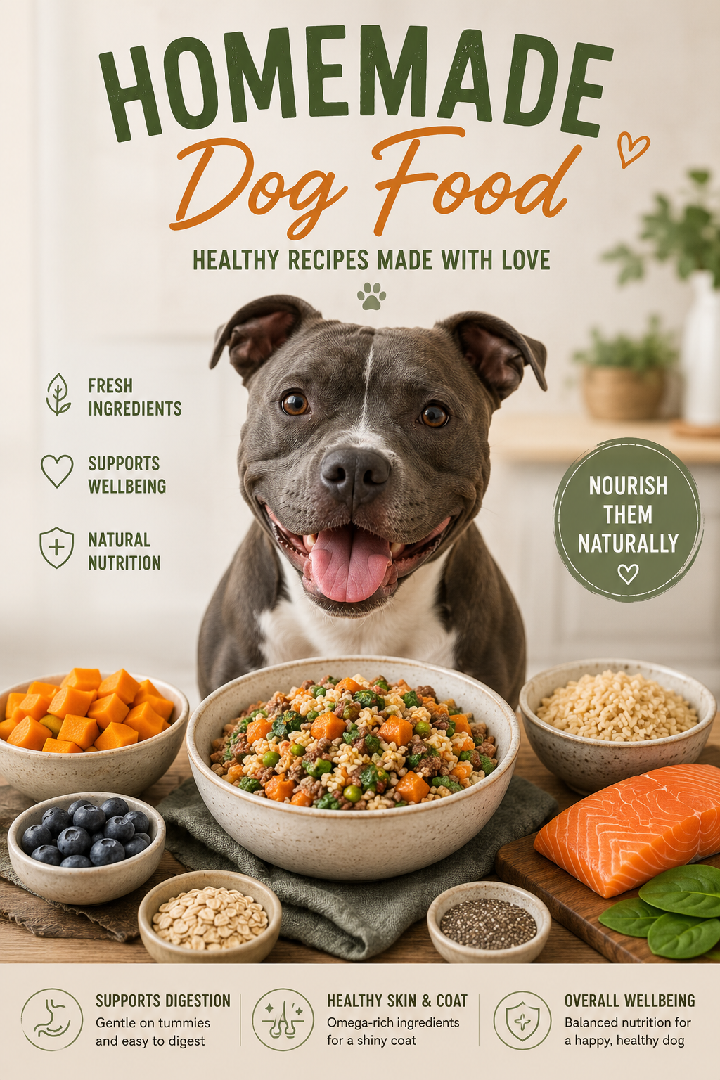 Homemade Dog Food: A Simple Guide to Making Nutritious Meals for Your Dog