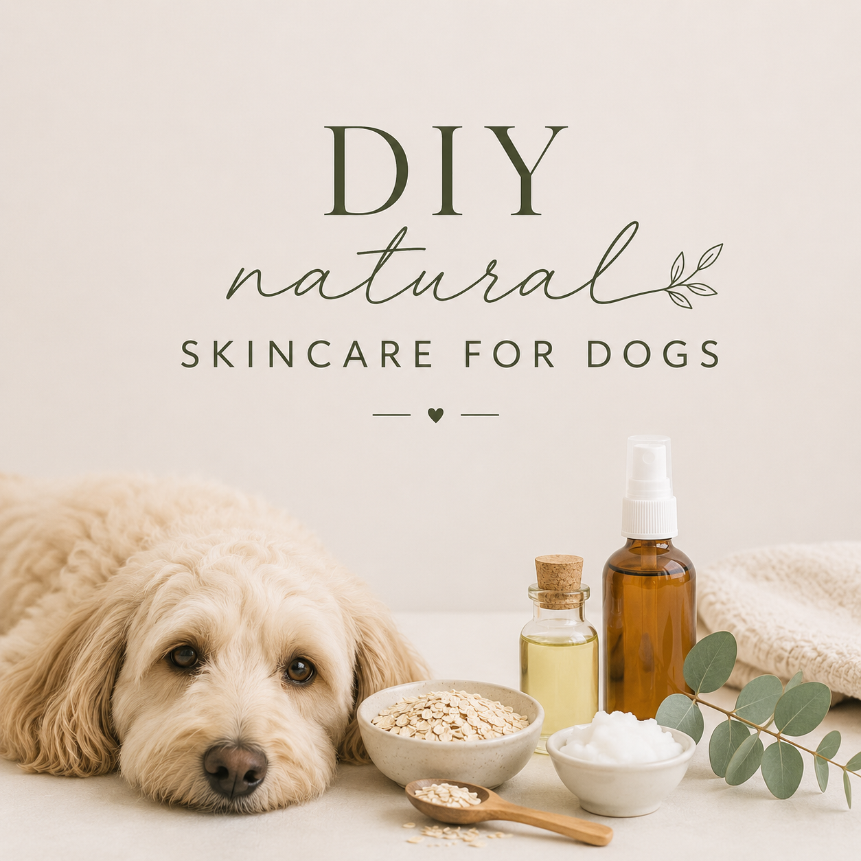 Homemade Skincare for Dogs: Natural Ways to Support Healthy Skin & a Shiny Coat
