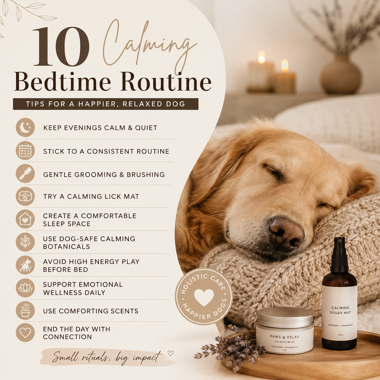 10 Calming Bedtime Routine Tips Every Dog Owner Should Know
