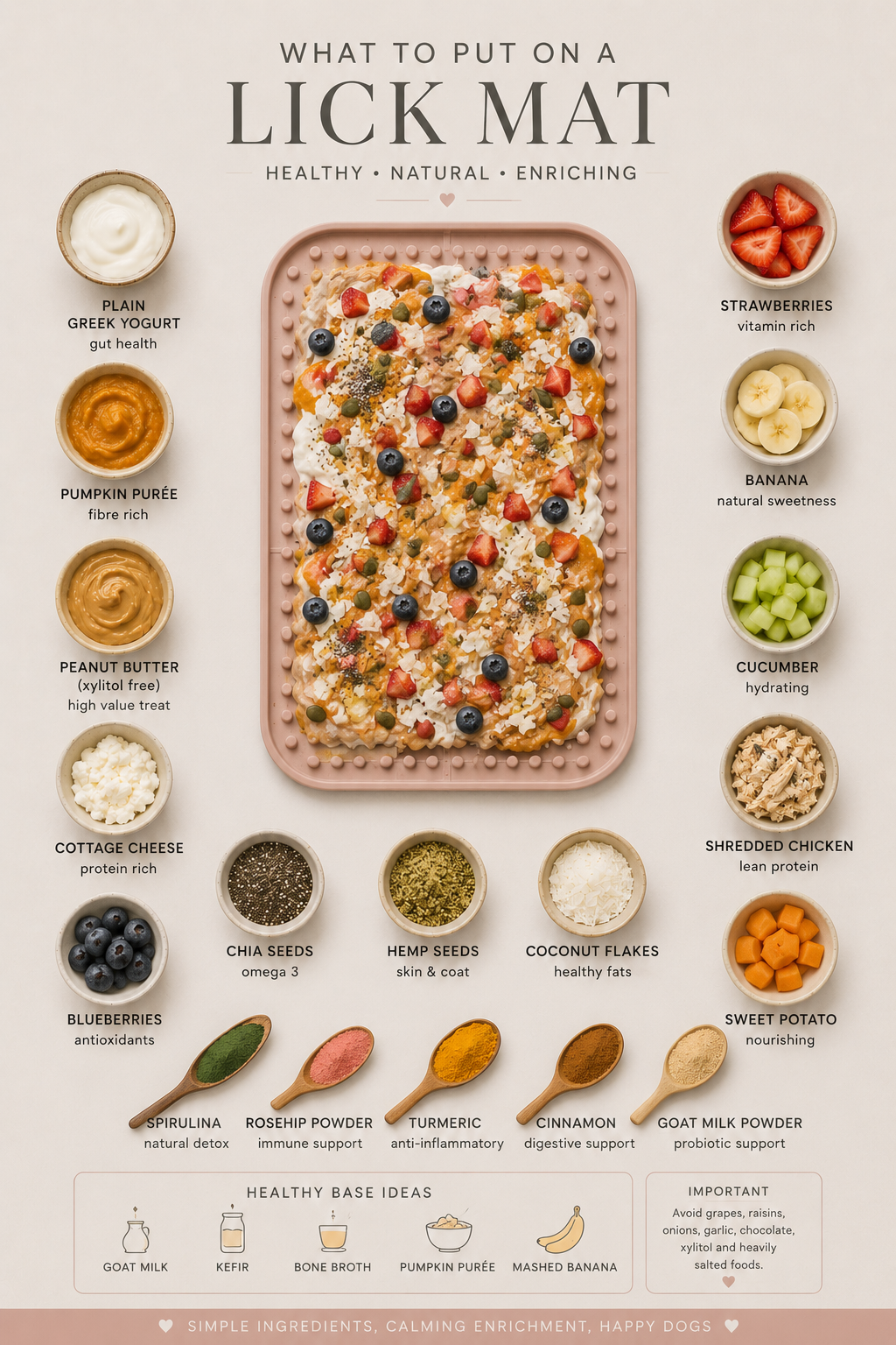 What to Put on a Lick Mat for Dogs (Healthy Ideas + DIY Toppers)