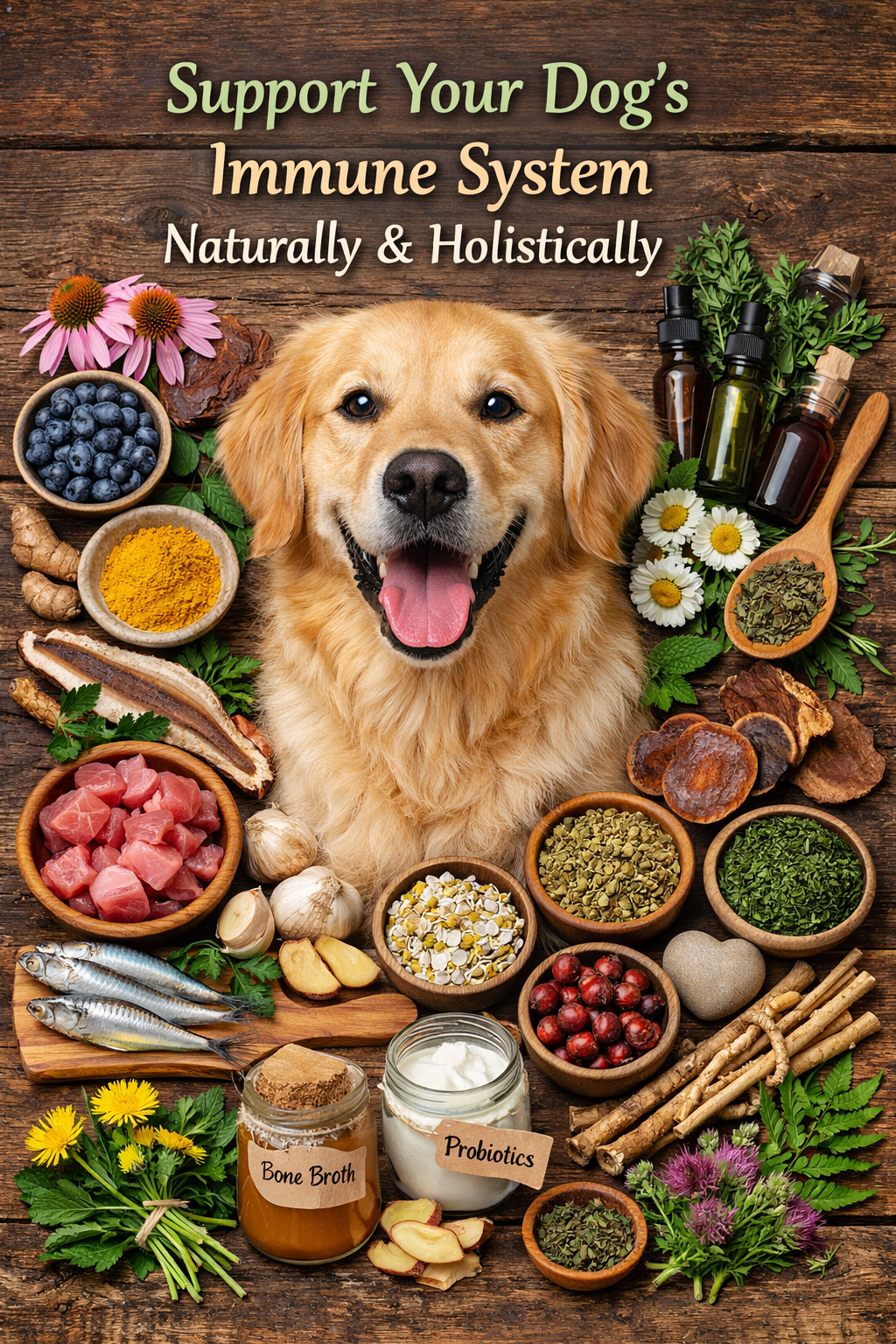 How to Support Your Dog’s Immune System Naturally & Holistically