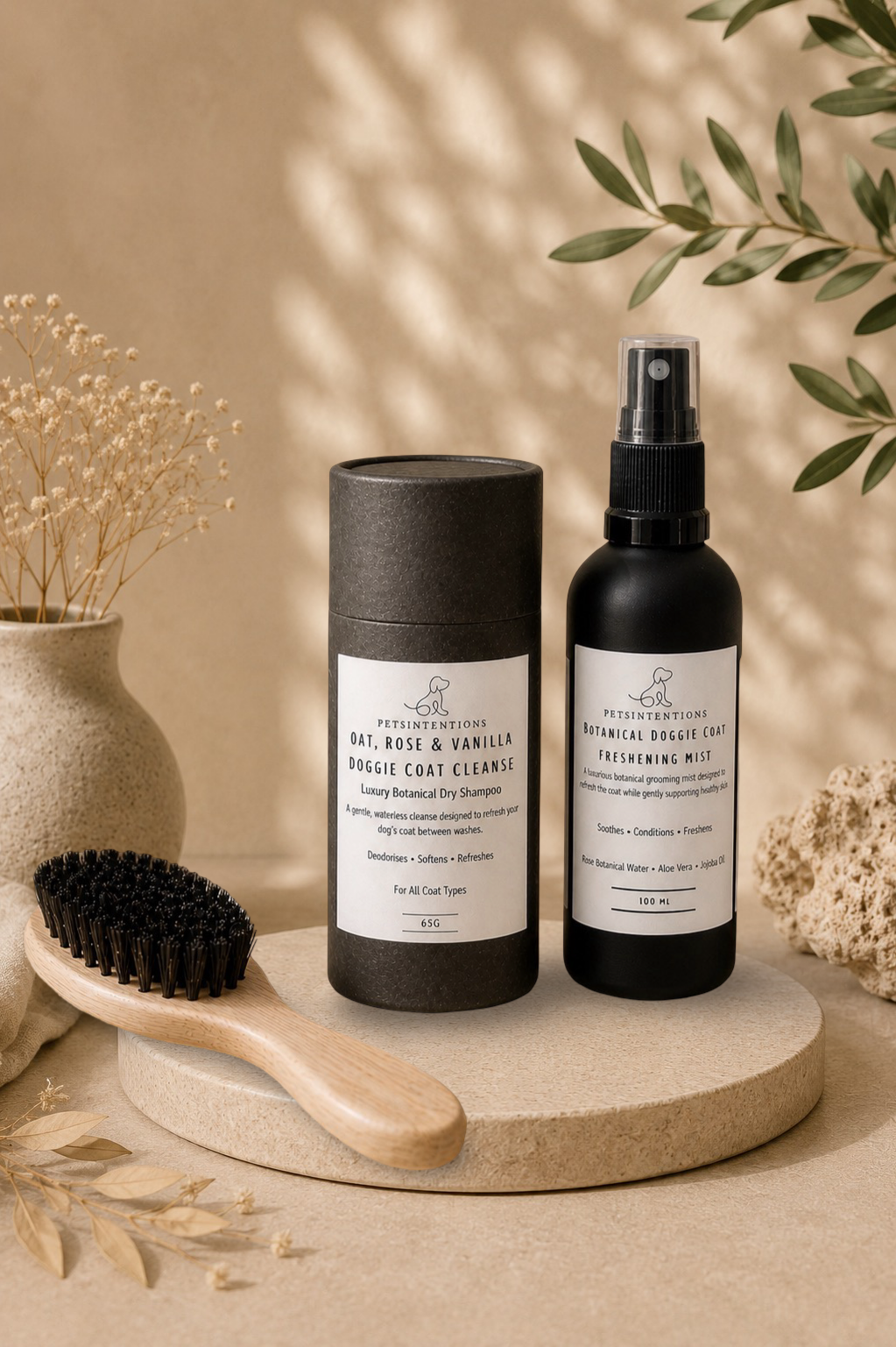 Everyday Fresh Dog Grooming Bundle | Dry Shampoo, Brush & Deodorant Set