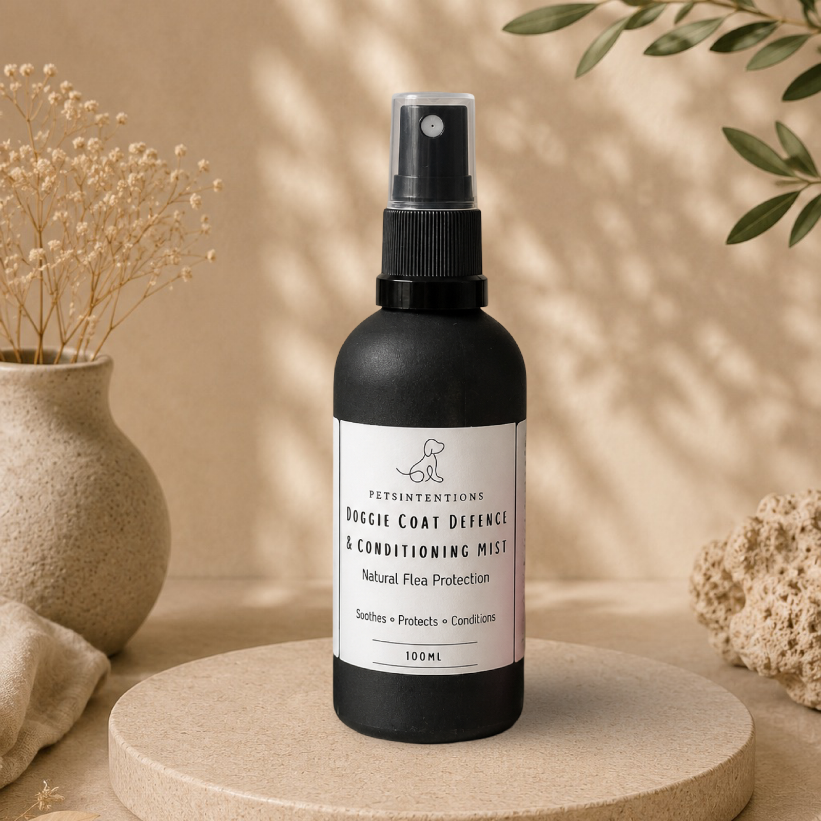 Doggie Coat Defence & Conditioning Mist | Natural Flea Protection Spray for Dogs